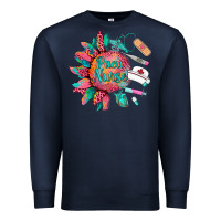 Navy western  pacu nurse medical instruments Premium Sweatshirt - BarkalooDesign