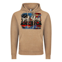 Vintage Coffee God bless America  4th of July Vintage Hoodie - CowGirlArtShop
