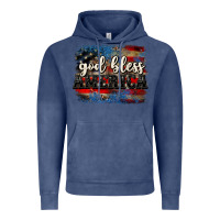 Vintage Denim God bless America  4th of July Vintage Hoodie - CowGirlArtShop