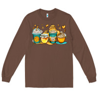 Chestnut honey bee coffee cups Long Sleeve Tee - OliviaCreatesArt