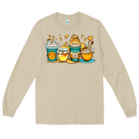 Mushroom honey bee coffee cups Long Sleeve Tee - OliviaCreatesArt