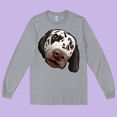 Dalmatian Long Sleeve Tee Designed By Jasminsmagicworld