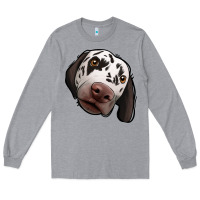 Heather Grey Dalmatian Long Sleeve Tee - Jasminsmagicworld
