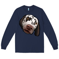 Navy Dalmatian Long Sleeve Tee - Jasminsmagicworld