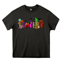 Asphalt Halloween Teacher Heavy Core Tee - RanaPortraitStore