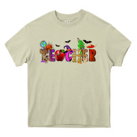 Mossy Halloween Teacher Heavy Core Tee - RanaPortraitStore