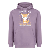 Lavender i'm really a fennec fox in a human costume funny gift t shirt Heavyweight Hoodie - trangStudio