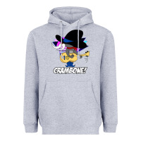Heather Grey uncle pecos crambone retro 80s Heavyweight Hoodie - trangStudio