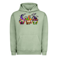 Pigment Oil Green halloween gnomes Urban Hoodie - AdoDesignShop