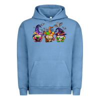Pigment Pebble Blue halloween gnomes Urban Hoodie - AdoDesignShop