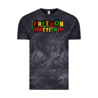 Cloud Black freedom juneteenth Vintage Tee - CowGirlArtShop