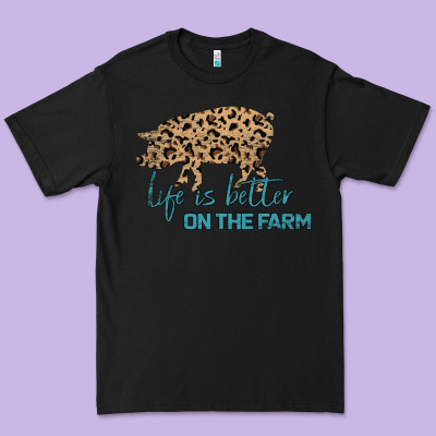 Life Is Better On The Farm Premium Tee Designed By Bettercallsaul