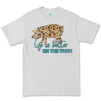 Dove Grey Life is Better on the Farm Premium Tee - Bettercallsaul