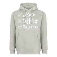 Moon Dust Checklist Jesus Coffee Mascara Heavyweight Hoodie - trangStudio