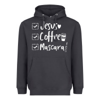 Smoke Checklist Jesus Coffee Mascara Heavyweight Hoodie - trangStudio