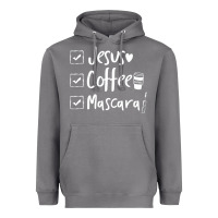 Storm Checklist Jesus Coffee Mascara Heavyweight Hoodie - trangStudio