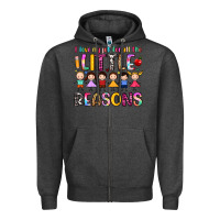 Charcoal Heather i love my job for all the little reasons Zipper Hoodie - Artiststas