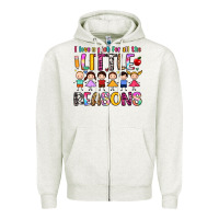 Oatmeal Heather i love my job for all the little reasons Zipper Hoodie - Artiststas