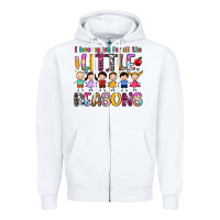 White i love my job for all the little reasons Zipper Hoodie - Artiststas