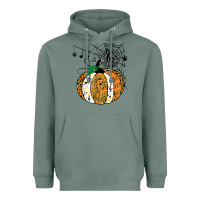 Sage halloween pumpkin music symbols music teacher halloween t shirt copy Heavyweight Hoodie - trangStudio