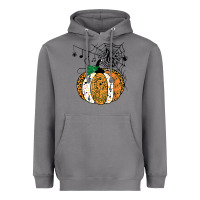 Storm halloween pumpkin music symbols music teacher halloween t shirt copy Heavyweight Hoodie - trangStudio