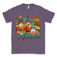 Lavender Fall Thankful and blessed Classic Tee - NancyCooperArtShop
