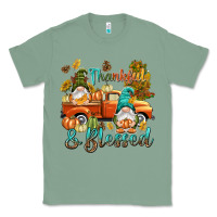 Sage Fall Thankful and blessed Classic Tee - NancyCooperArtShop