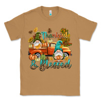 Toasted Coconut Fall Thankful and blessed Classic Tee - NancyCooperArtShop