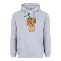 Heather Grey iced latte Heavyweight Hoodie - BarkalooDesign