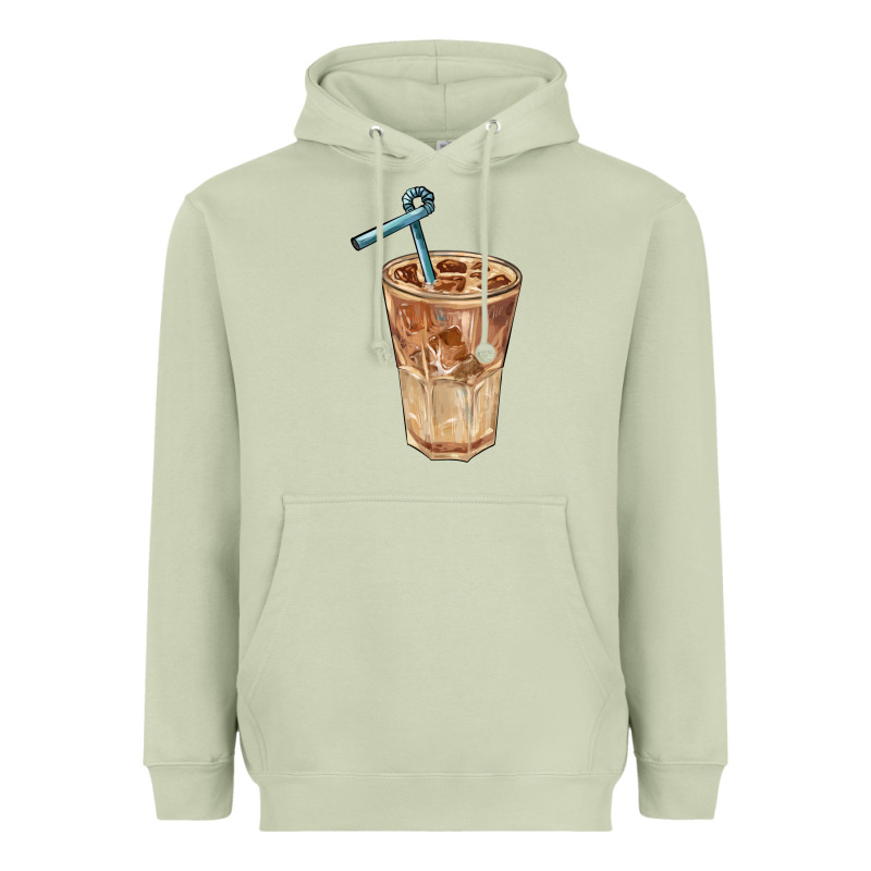 Iced Latte Heavyweight Hoodie by BarkalooDesign | Teevron