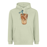 Matcha iced latte Heavyweight Hoodie - BarkalooDesign