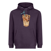 Plum iced latte Heavyweight Hoodie - BarkalooDesign
