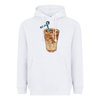 White iced latte Heavyweight Hoodie - BarkalooDesign