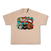 Burro small town christmas Urban Heavy Tee - CowGirlArtShop