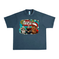 Midnight Navy small town christmas Urban Heavy Tee - CowGirlArtShop