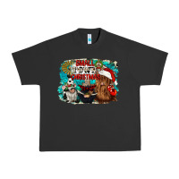 Pigment Black small town christmas Urban Heavy Tee - CowGirlArtShop