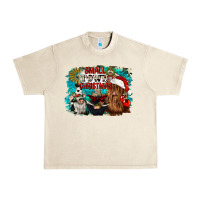Sandshell small town christmas Urban Heavy Tee - CowGirlArtShop