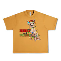 Peanut Butter merry and bright chihuahua Urban Heavy Tee - RanaPortraitStore