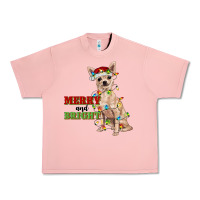 Salmon merry and bright chihuahua Urban Heavy Tee - RanaPortraitStore