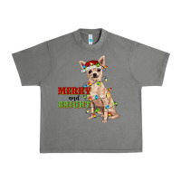 Tornado merry and bright chihuahua Urban Heavy Tee - RanaPortraitStore