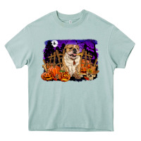 Halloween English Bulldog Heavy Core Tee | Teevron