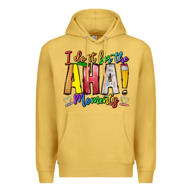 Idiot Of The Aha Moments Premium Hoodie by CowhideDigitalArt | Teevron