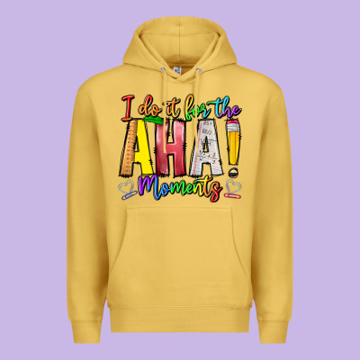 Idiot Of The Aha Moments Premium Hoodie Designed By Cowhidedigitalart