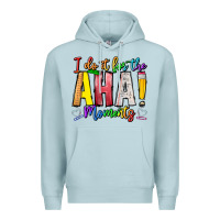 Blue Mist IDiot Of The Aha Moments Premium Hoodie - CowhideDigitalArt