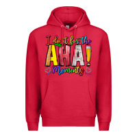 Cardinal IDiot Of The Aha Moments Premium Hoodie - CowhideDigitalArt
