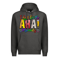 Charcoal Heather IDiot Of The Aha Moments Premium Hoodie - CowhideDigitalArt