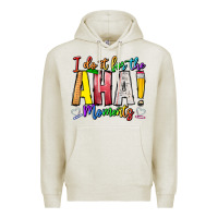 Oatmeal Heather IDiot Of The Aha Moments Premium Hoodie - CowhideDigitalArt