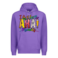 Purple IDiot Of The Aha Moments Premium Hoodie - CowhideDigitalArt