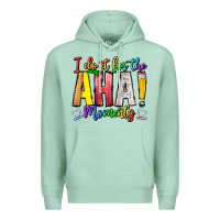 Seafoam IDiot Of The Aha Moments Premium Hoodie - CowhideDigitalArt
