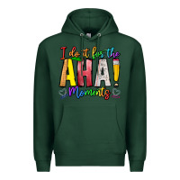 Sports Green IDiot Of The Aha Moments Premium Hoodie - CowhideDigitalArt